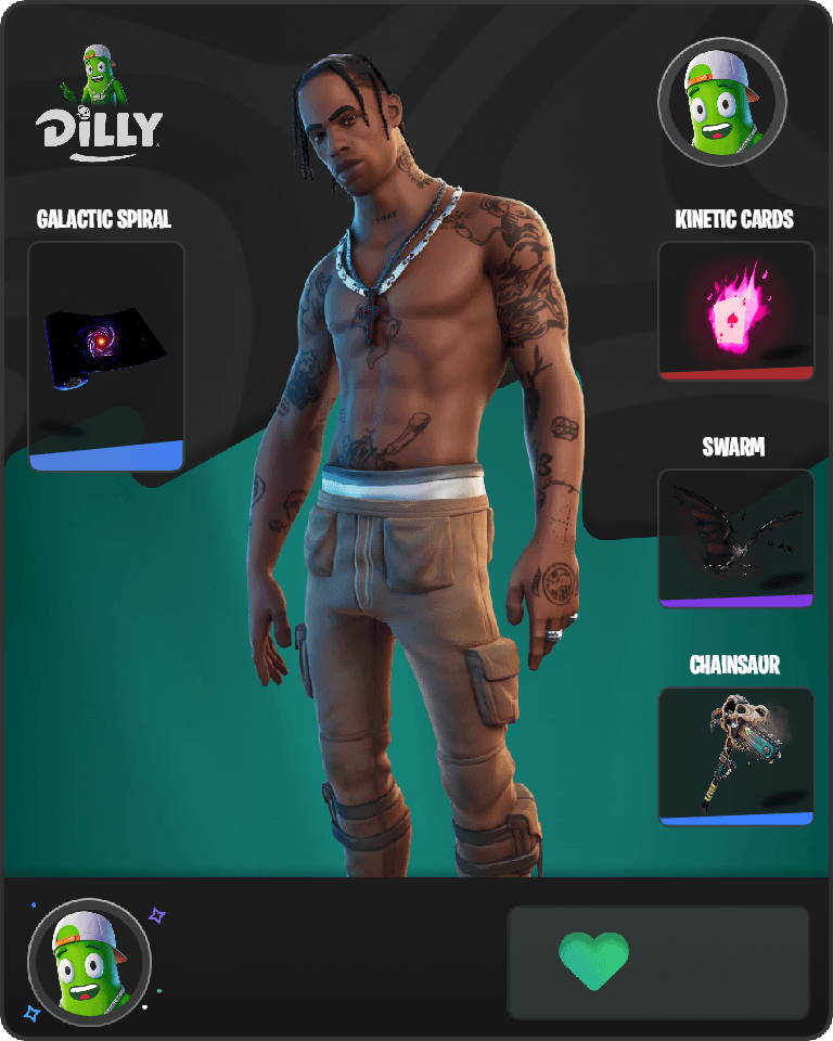 Travis Scott Fortnite combo