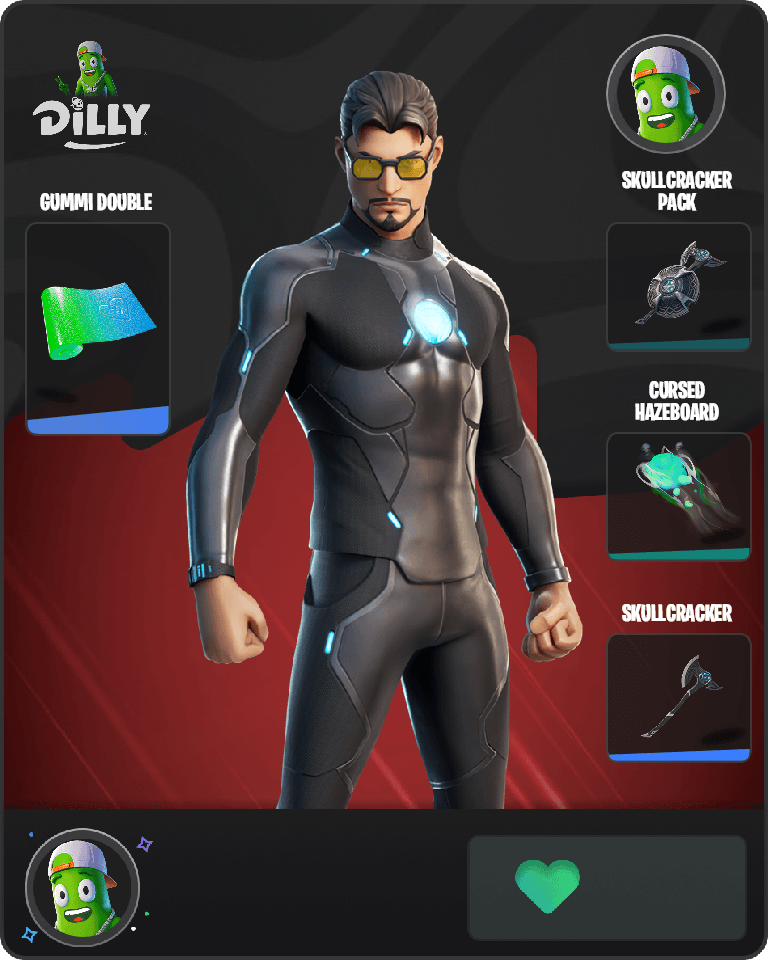 Tony Stark Fortnite combo