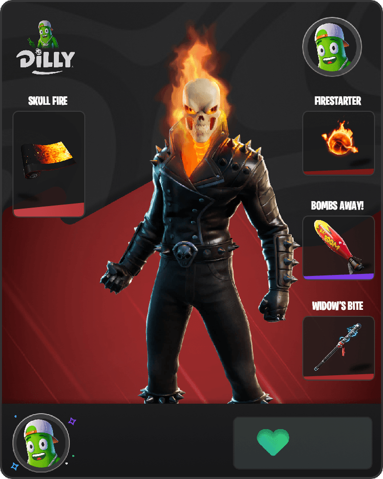 Ghost Rider Fortnite combo