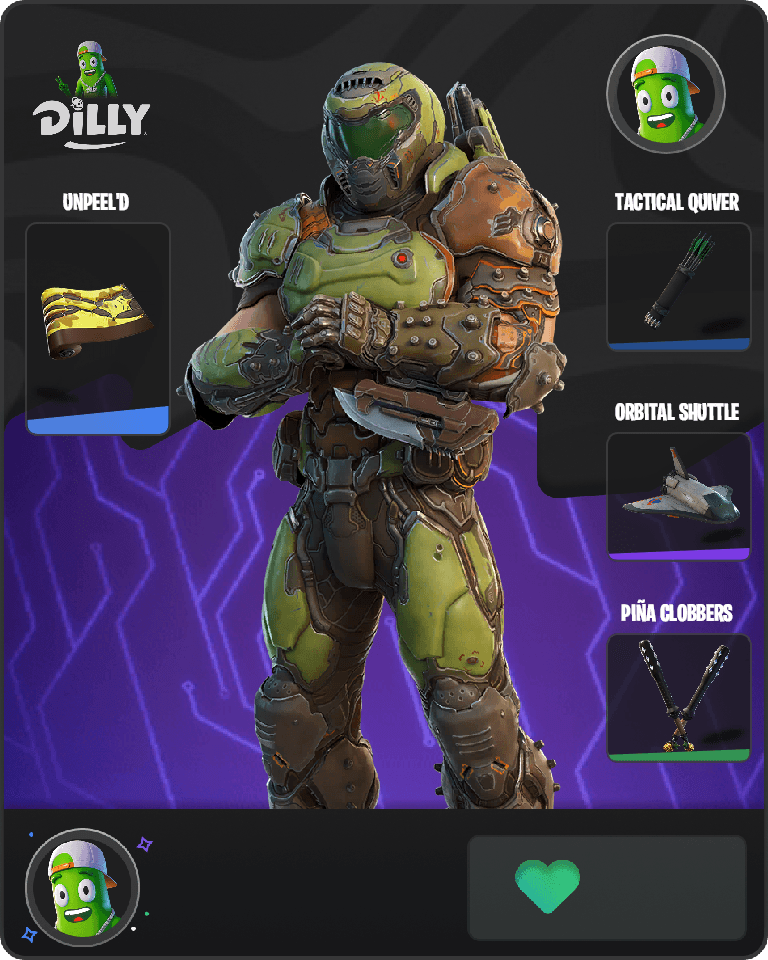 Doom Slayer Fortnite combo