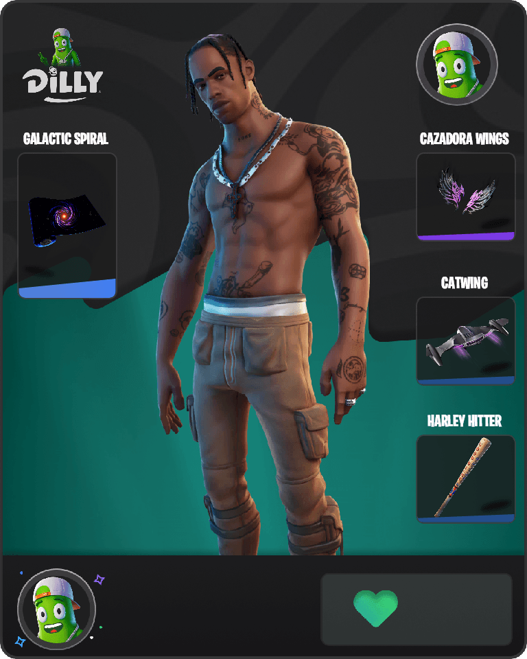 Travis Scott Fortnite combo