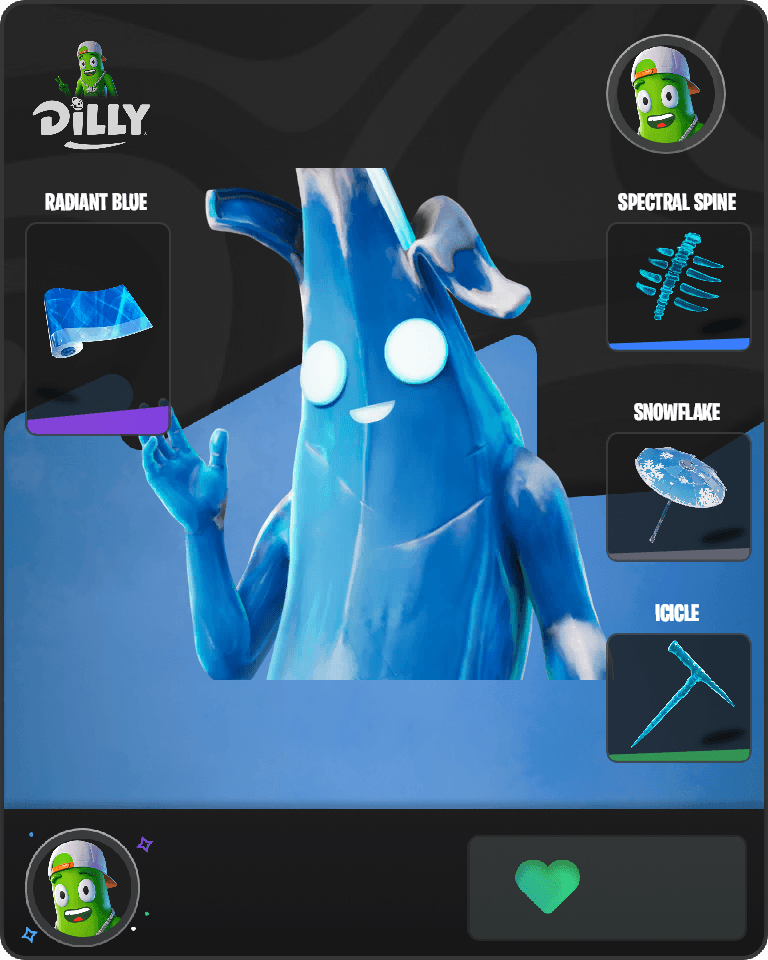 Polar Peely Fortnite combo