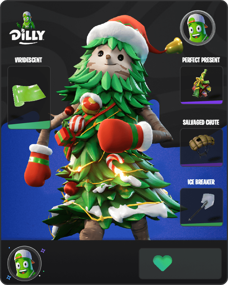 Winterfest Bushranger Fortnite combo