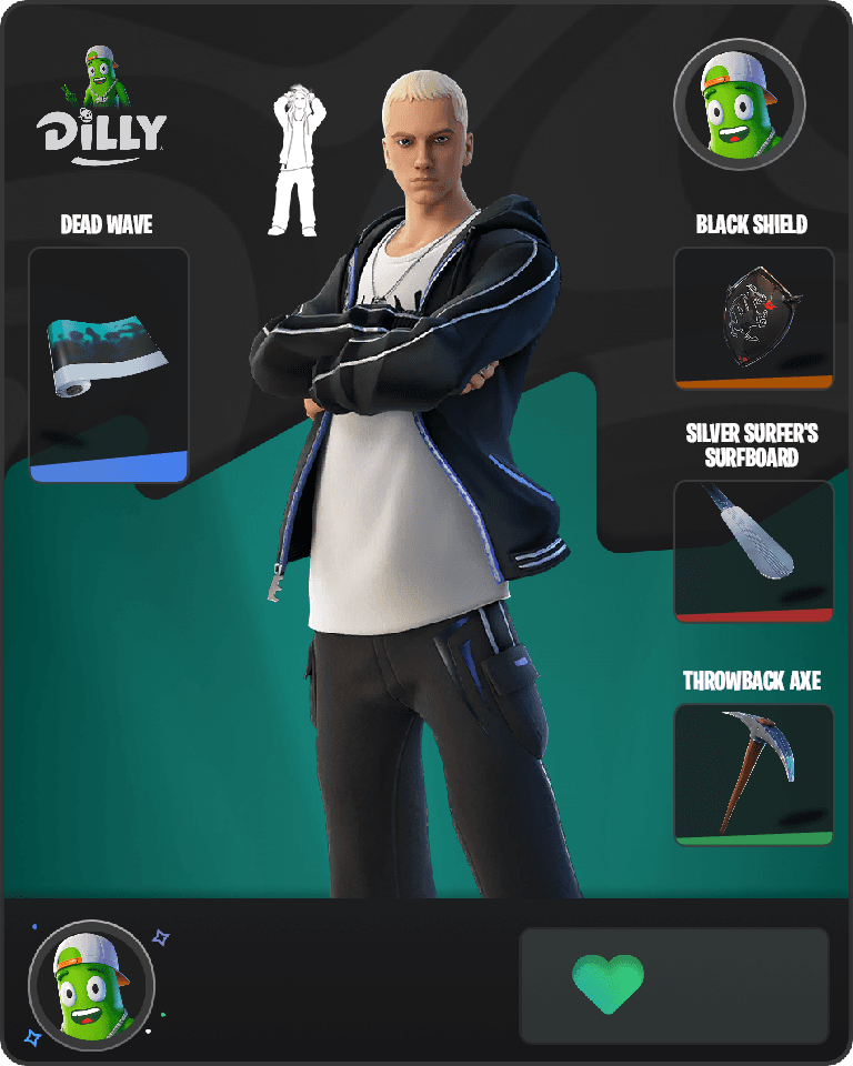 Slim Shady Fortnite combo