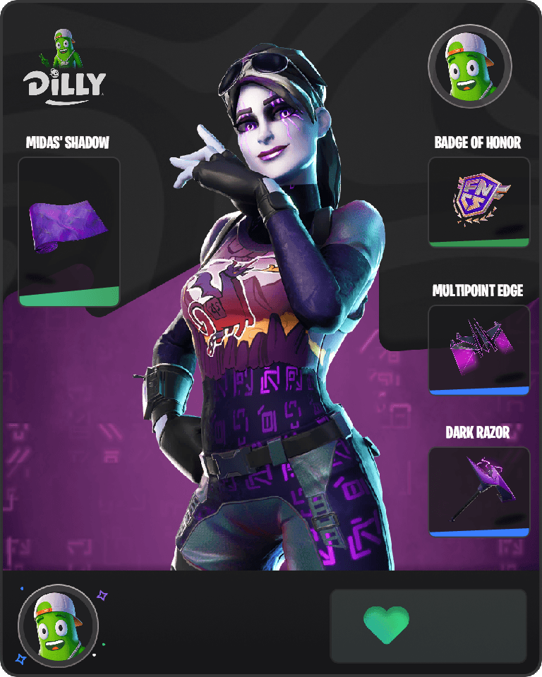 Dark Bomber Fortnite combo