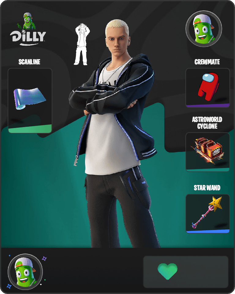 Slim Shady Fortnite combo