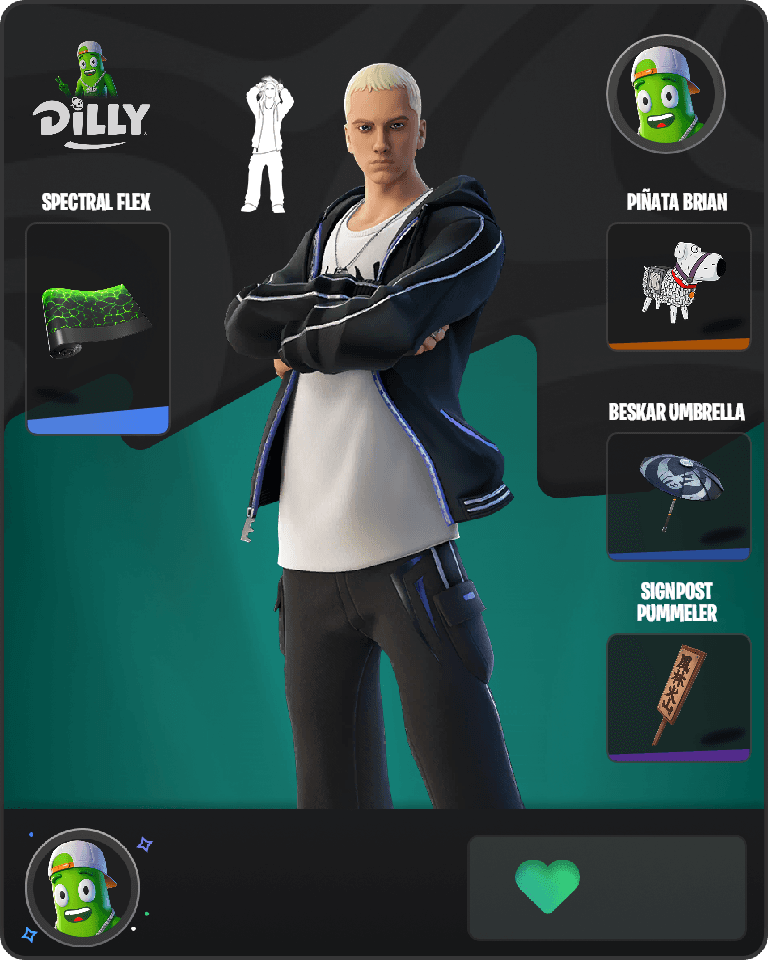 Slim Shady Fortnite combo