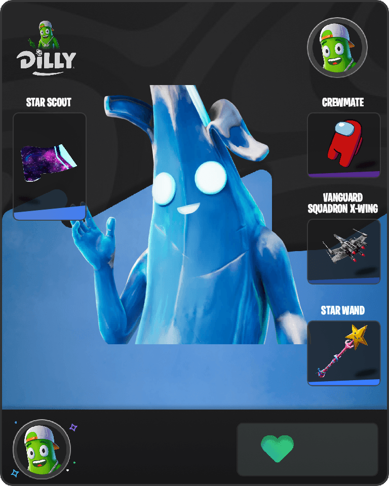 Polar Peely Fortnite combo