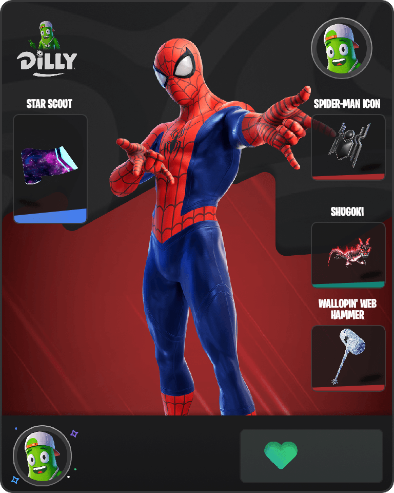 Spider-Man Fortnite combo