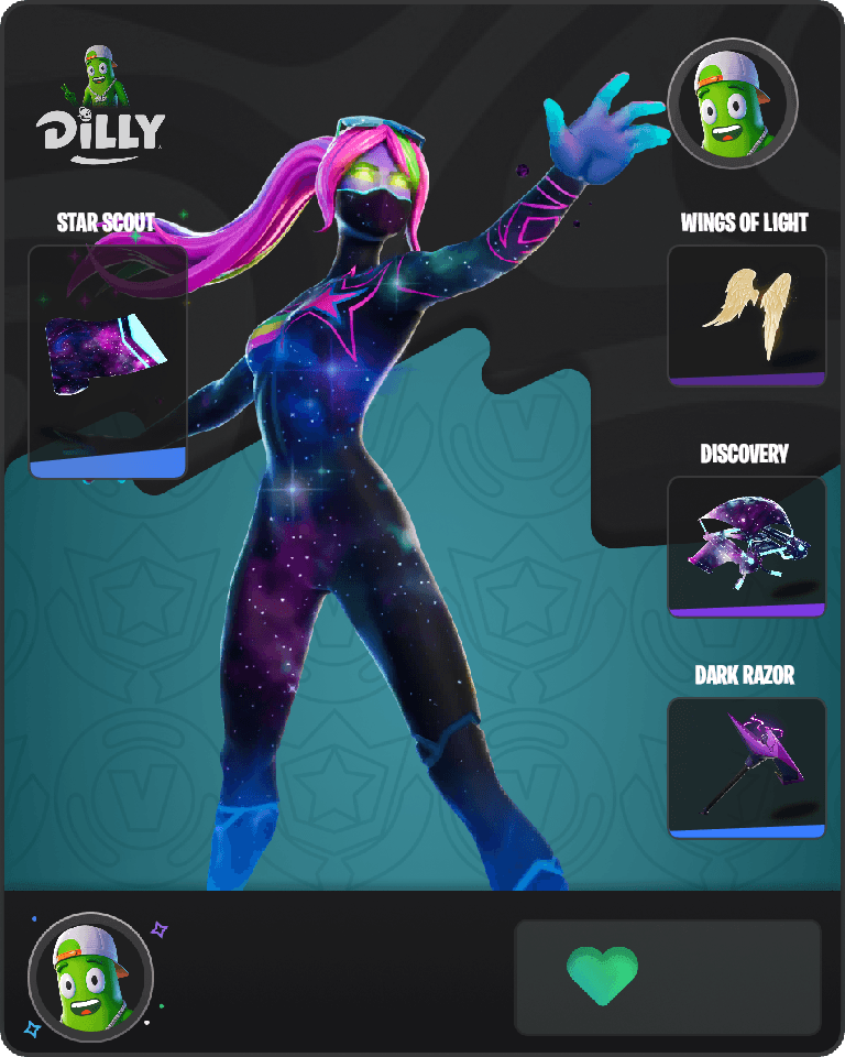 Galaxia Fortnite combo