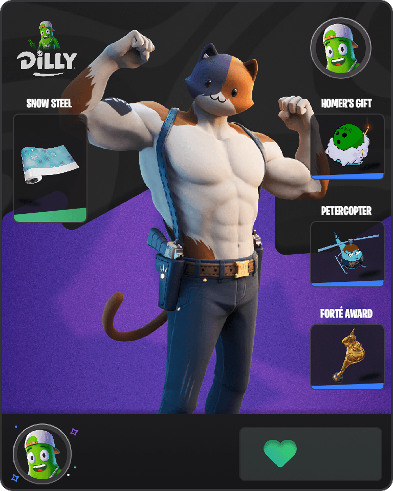 Meowscles Fortnite combo