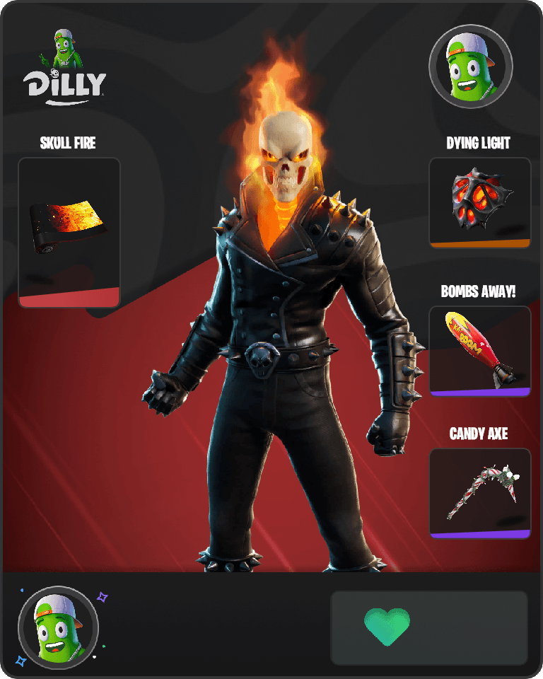 Ghost Rider Fortnite combo