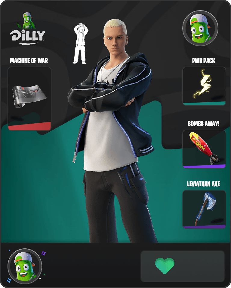 Slim Shady Fortnite combo