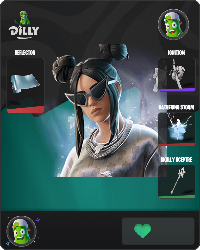 Platinum Billie Eilish Fortnite combo