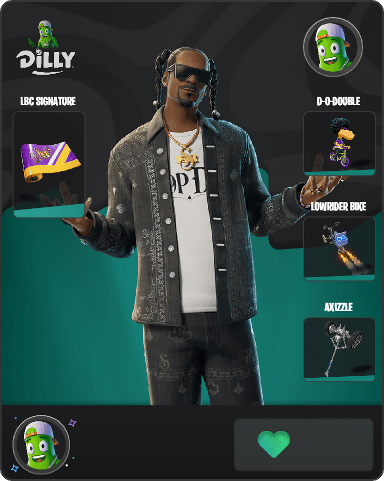 Snoop Dogg Fortnite combo