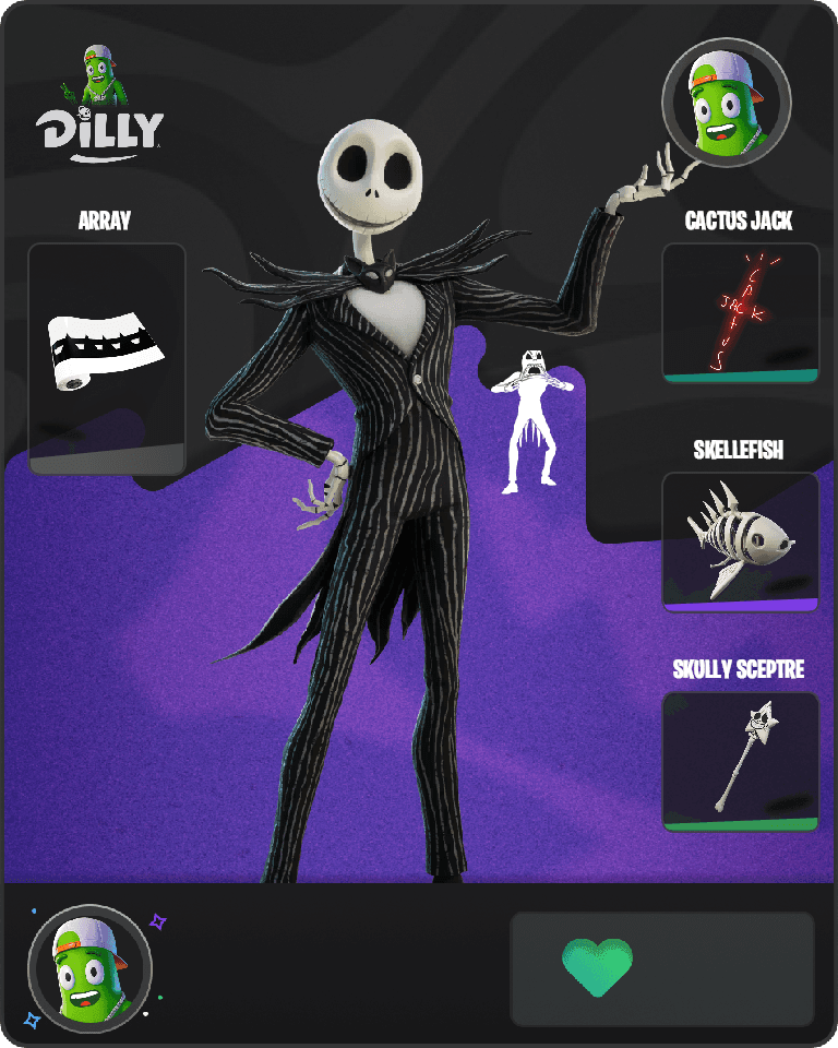 Jack Skellington Fortnite combo