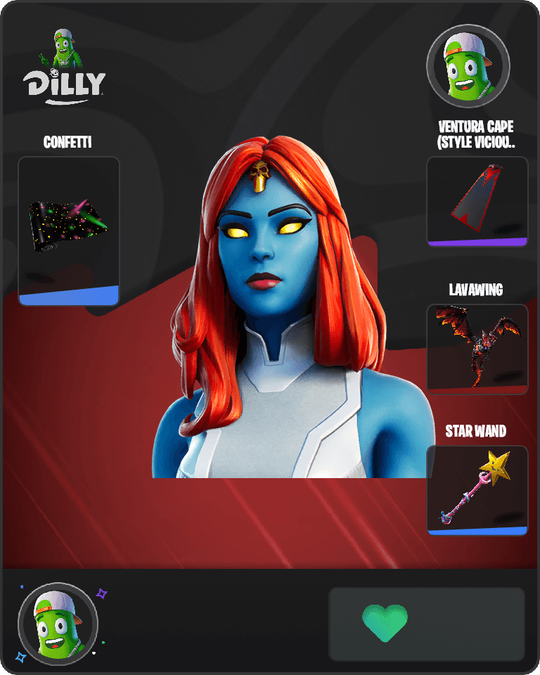 Mystique Fortnite combo