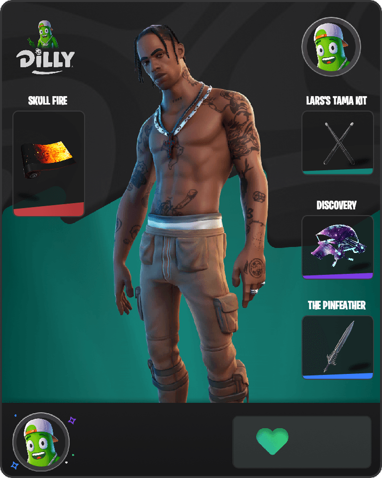 Travis Scott Fortnite combo