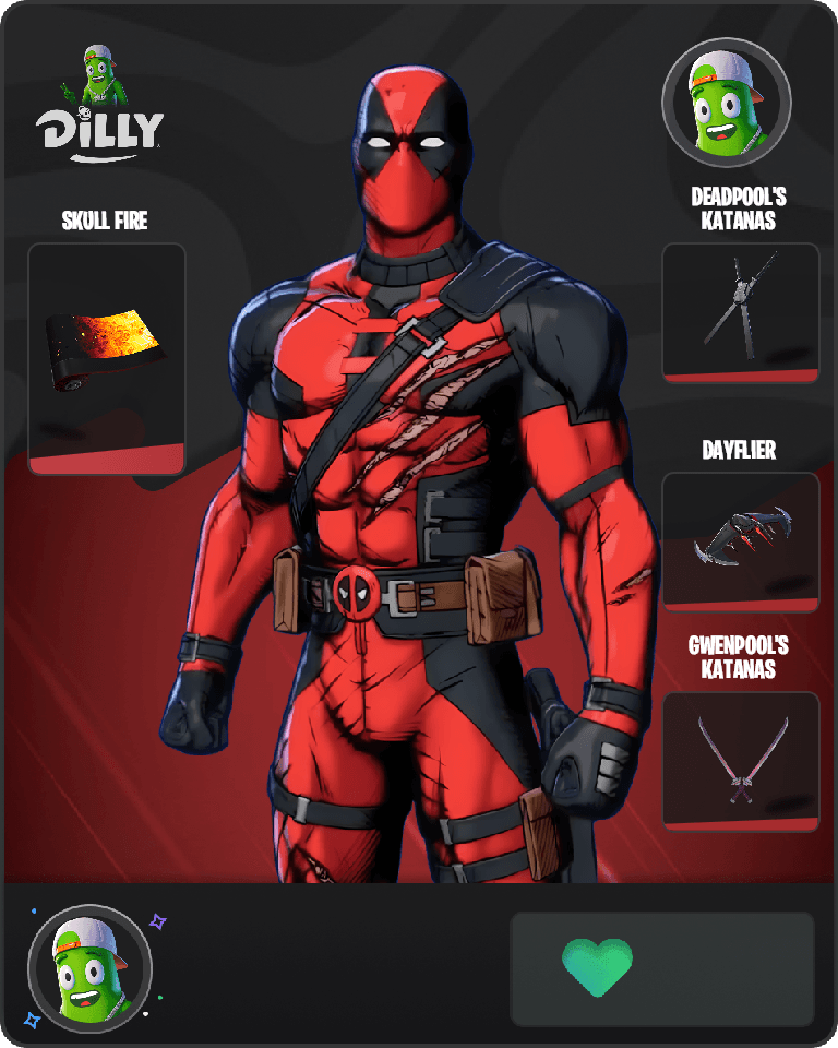 Deadpool (Pen & Ink) Fortnite combo