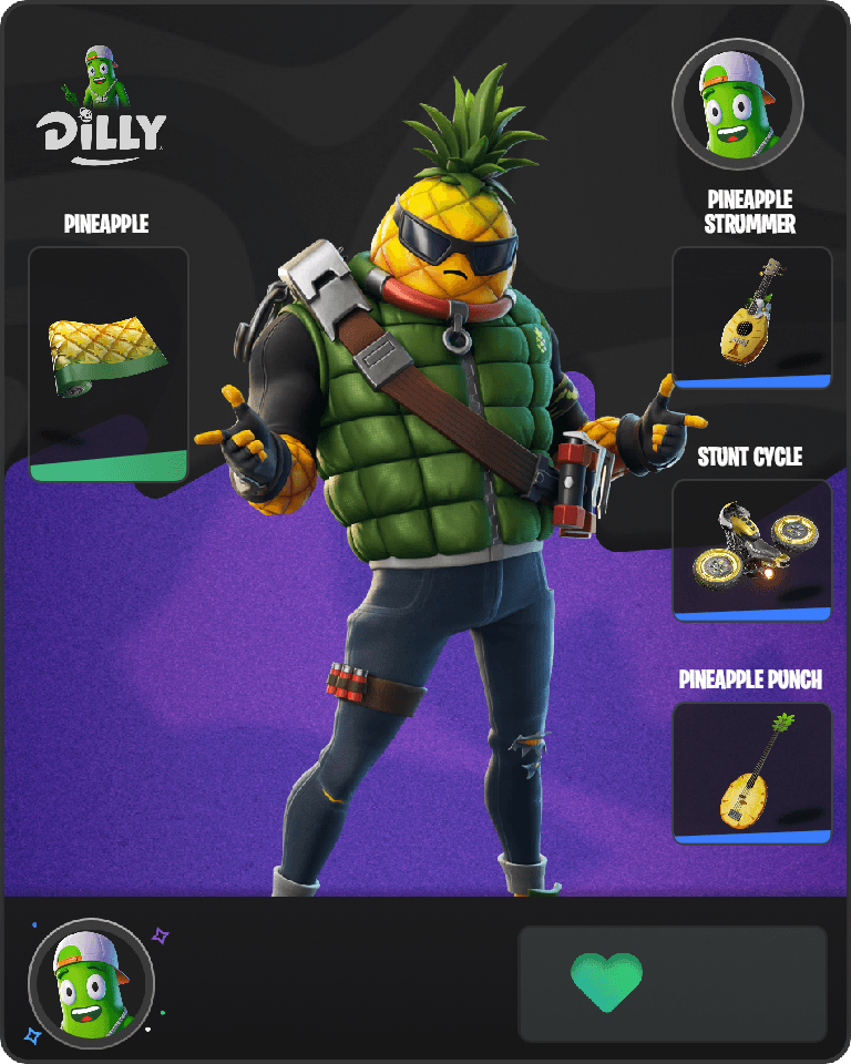 Pineapple Pete Fortnite combo