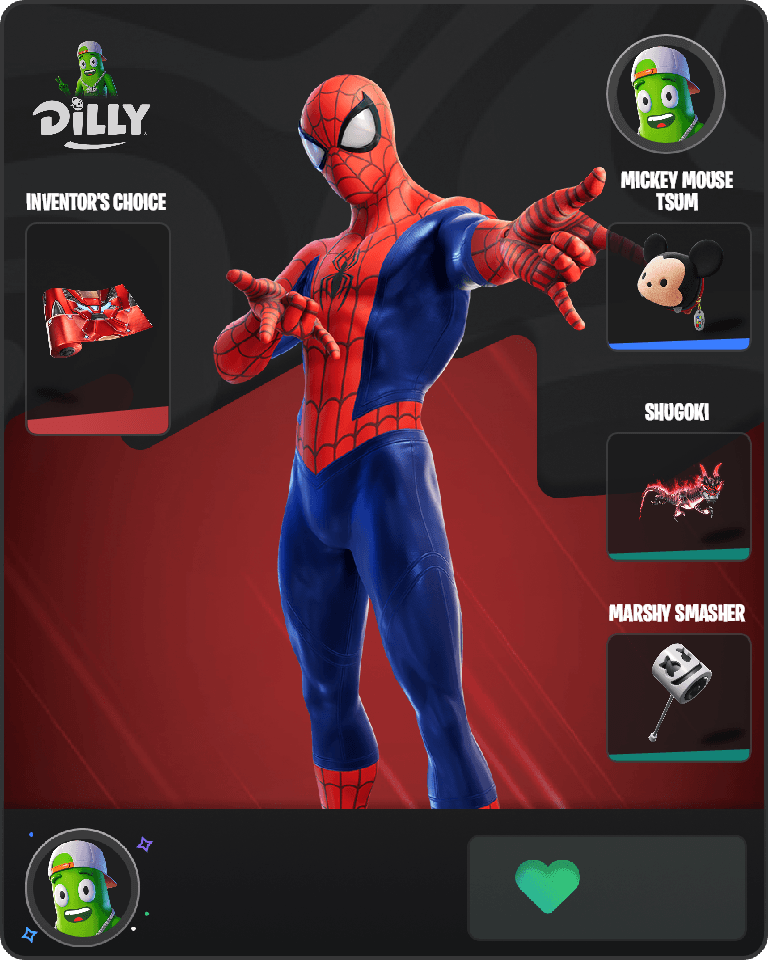 Spider-Man Fortnite combo