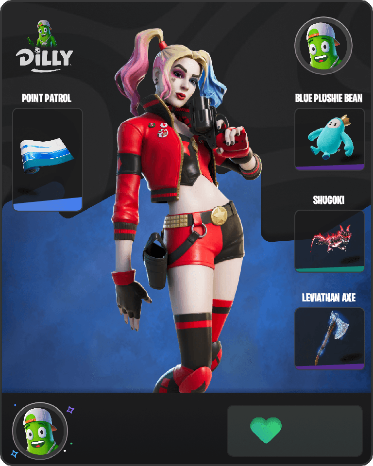 Rebirth Harley Quinn Fortnite combo