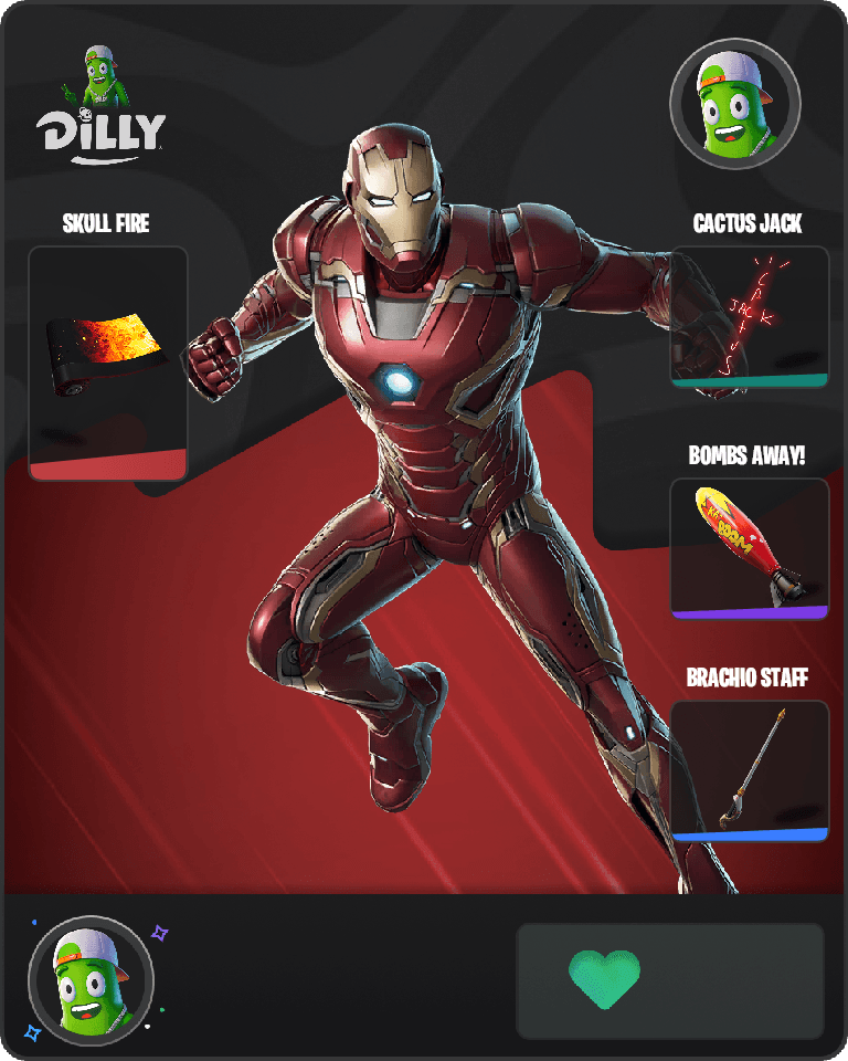Iron Man Mk 45 Fortnite combo