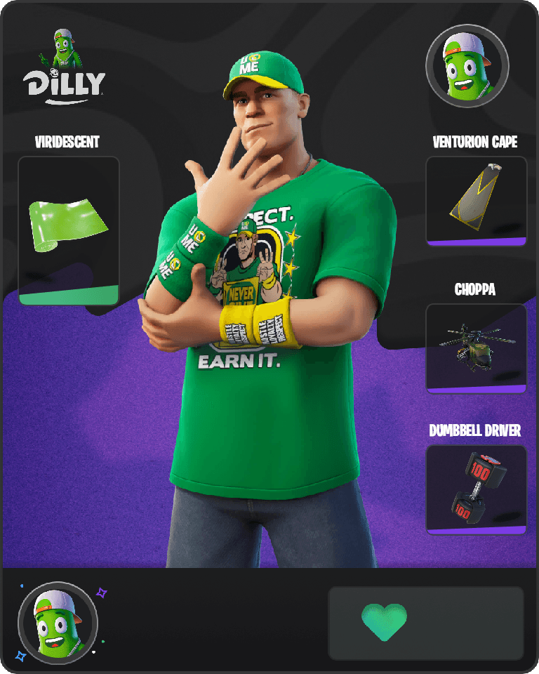 John Cena Fortnite combo