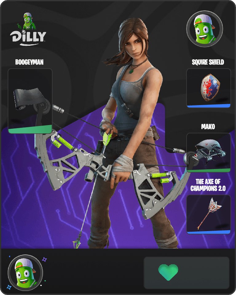 Lara Croft Fortnite combo