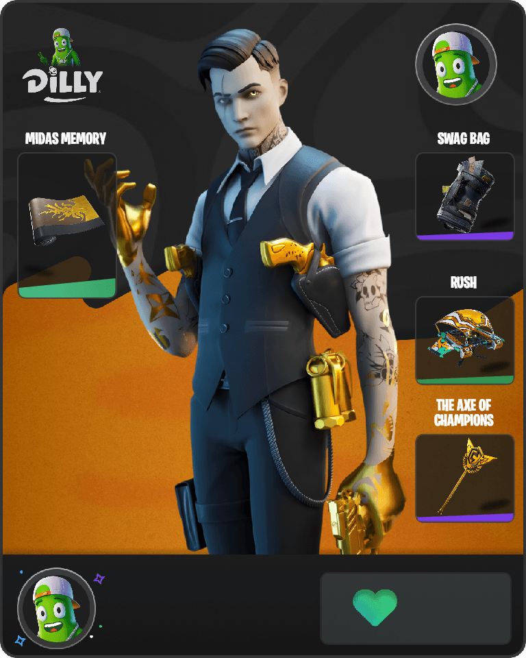 Midas Fortnite combo