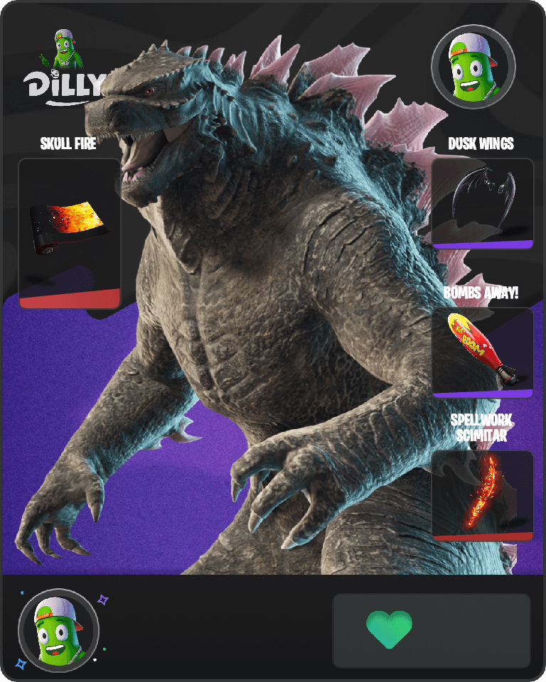 Godzilla Evolved Fortnite combo