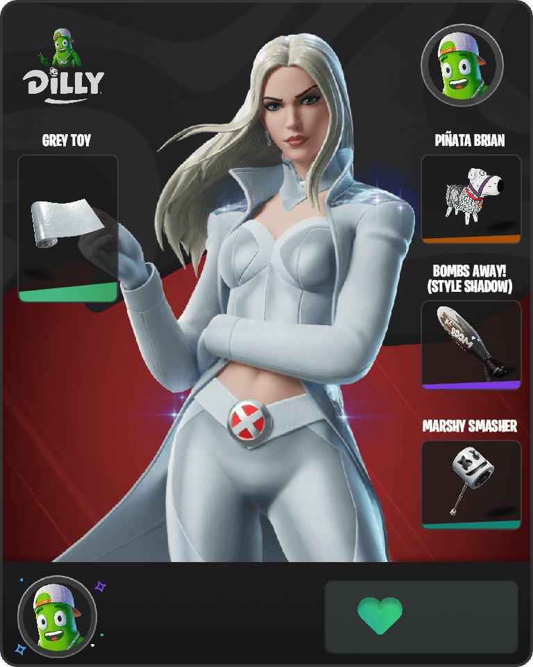 Emma Frost Fortnite combo