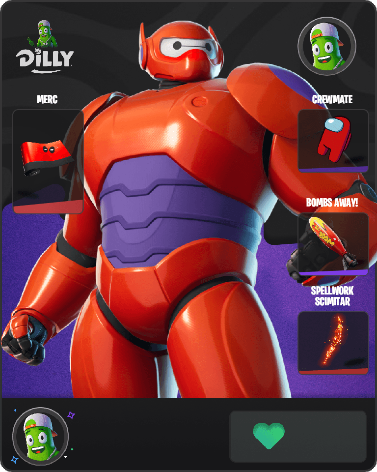 Hero Baymax Fortnite combo