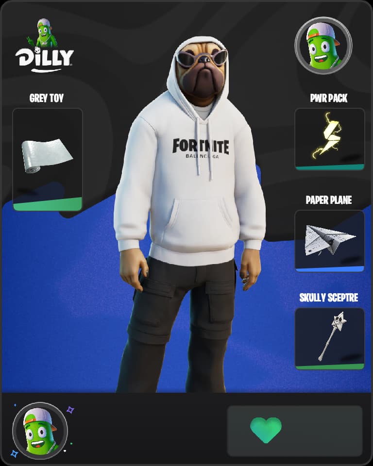 Shady Doggo Fortnite skin combo