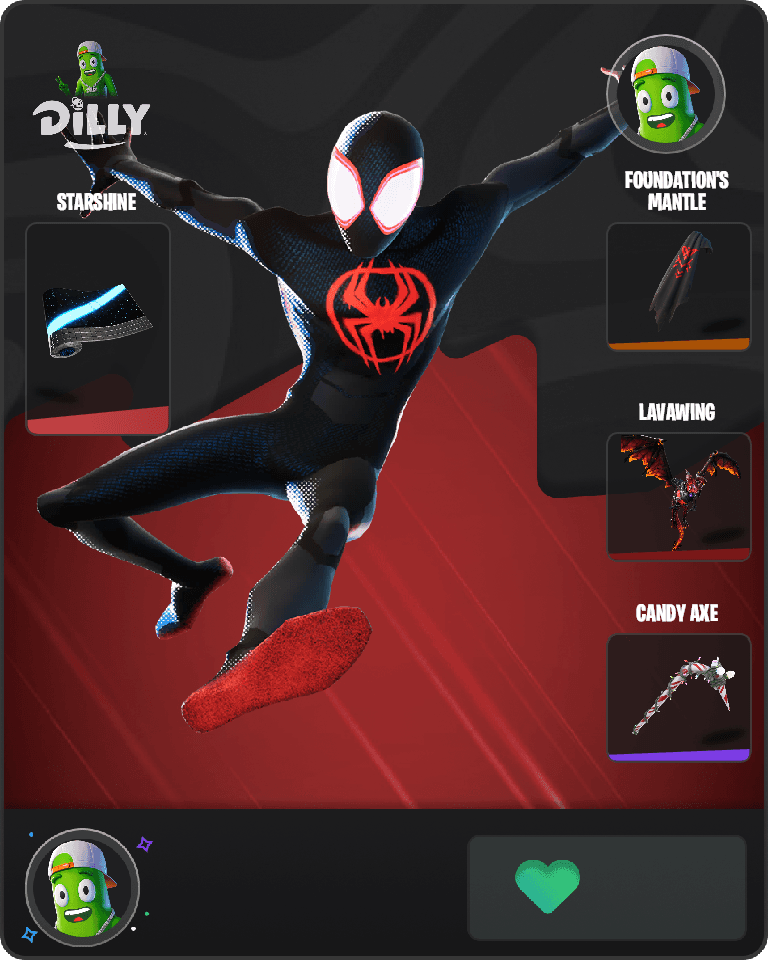 Spider-Man (Miles Morales) Fortnite combo