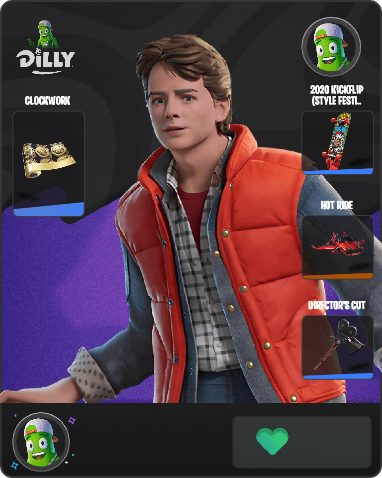 Marty McFly Fortnite combo