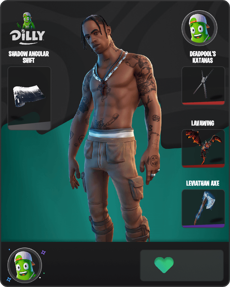 Travis Scott Fortnite combo