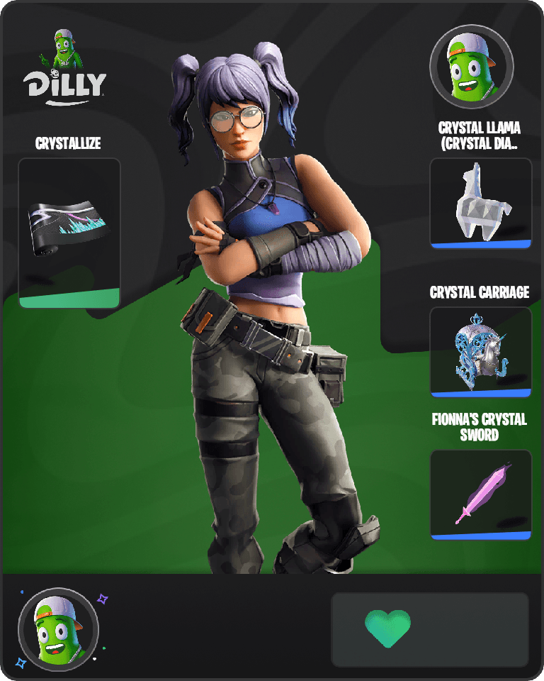 Crystal Fortnite combo