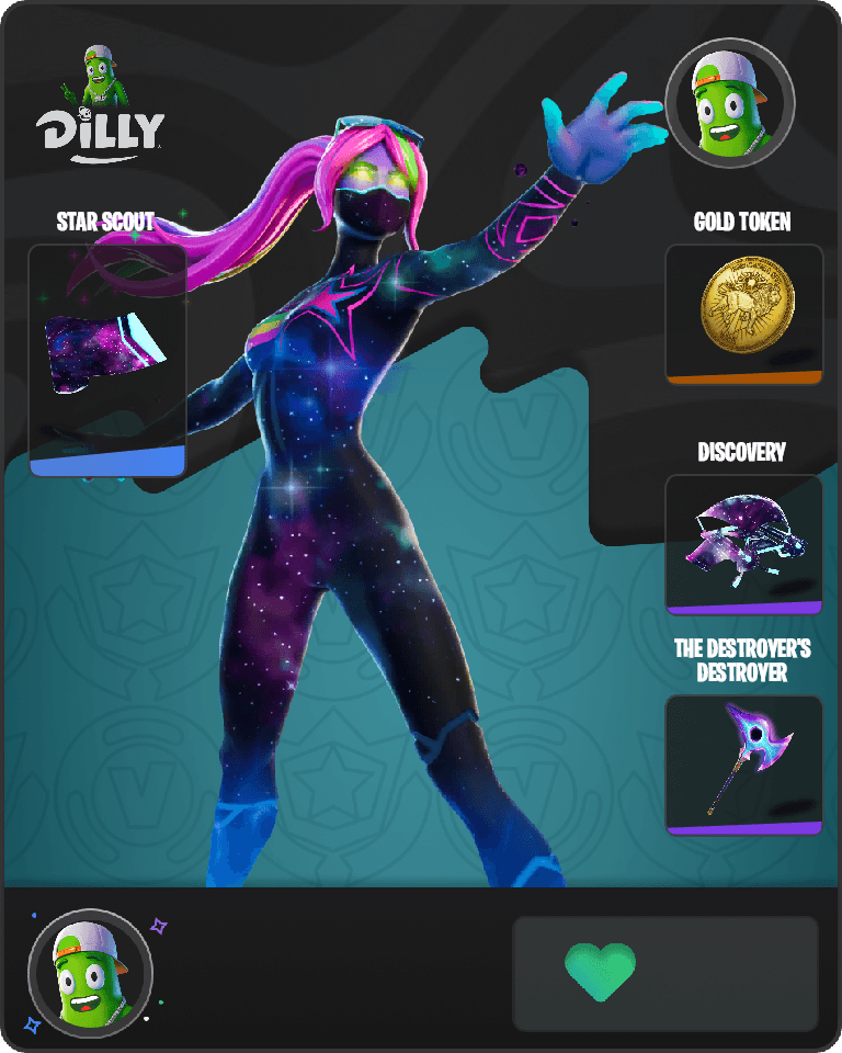 Galaxia Fortnite combo