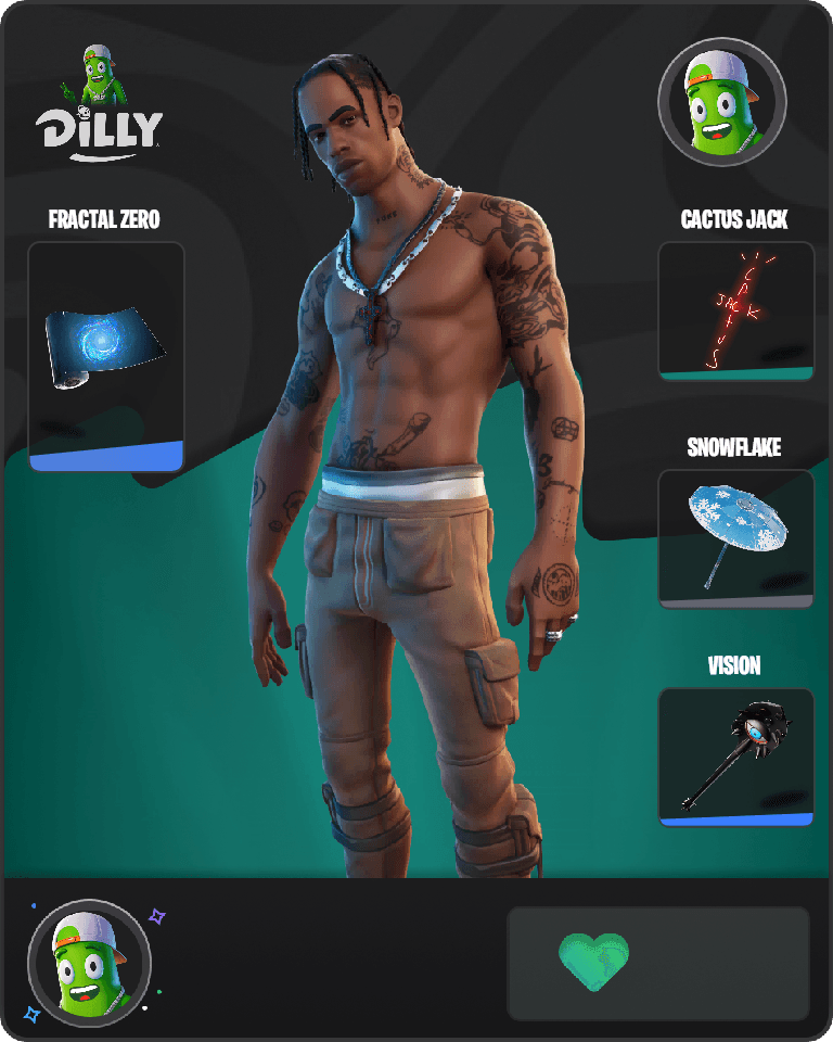 Travis Scott Fortnite combo