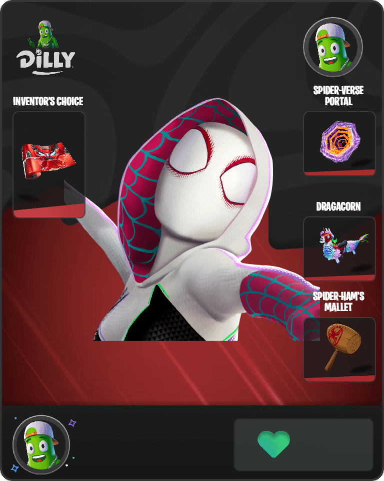 Spider-Gwen Fortnite combo