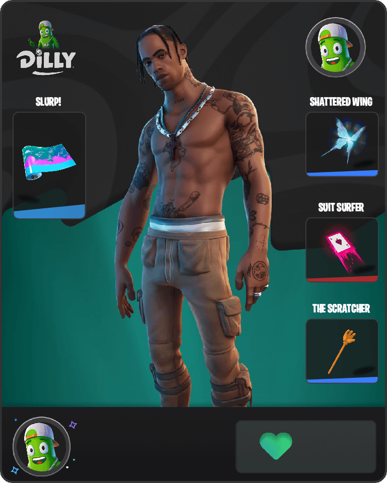Travis Scott Fortnite combo
