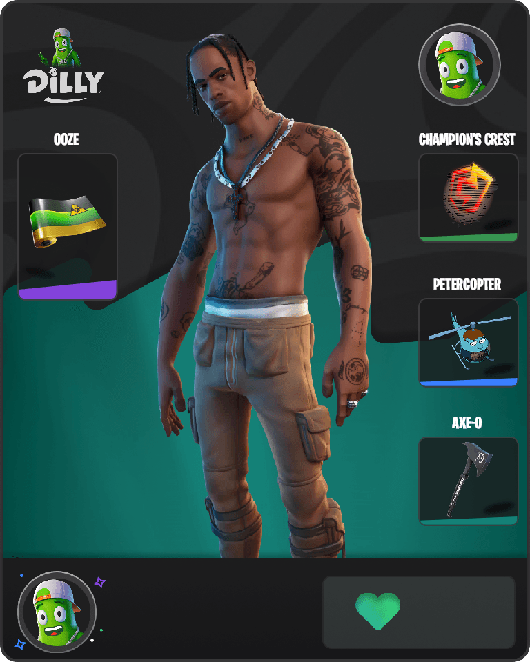 Travis Scott Fortnite combo