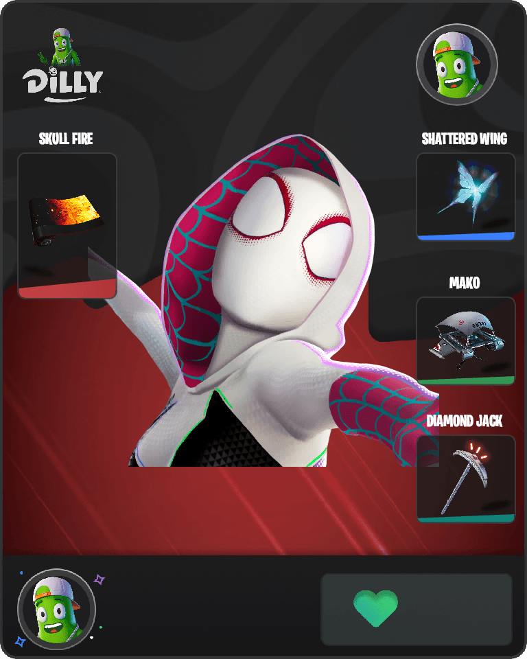 Spider-Gwen Fortnite combo