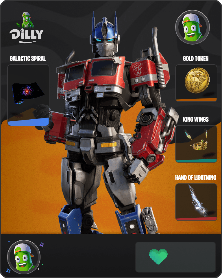 Optimus Prime Fortnite combo
