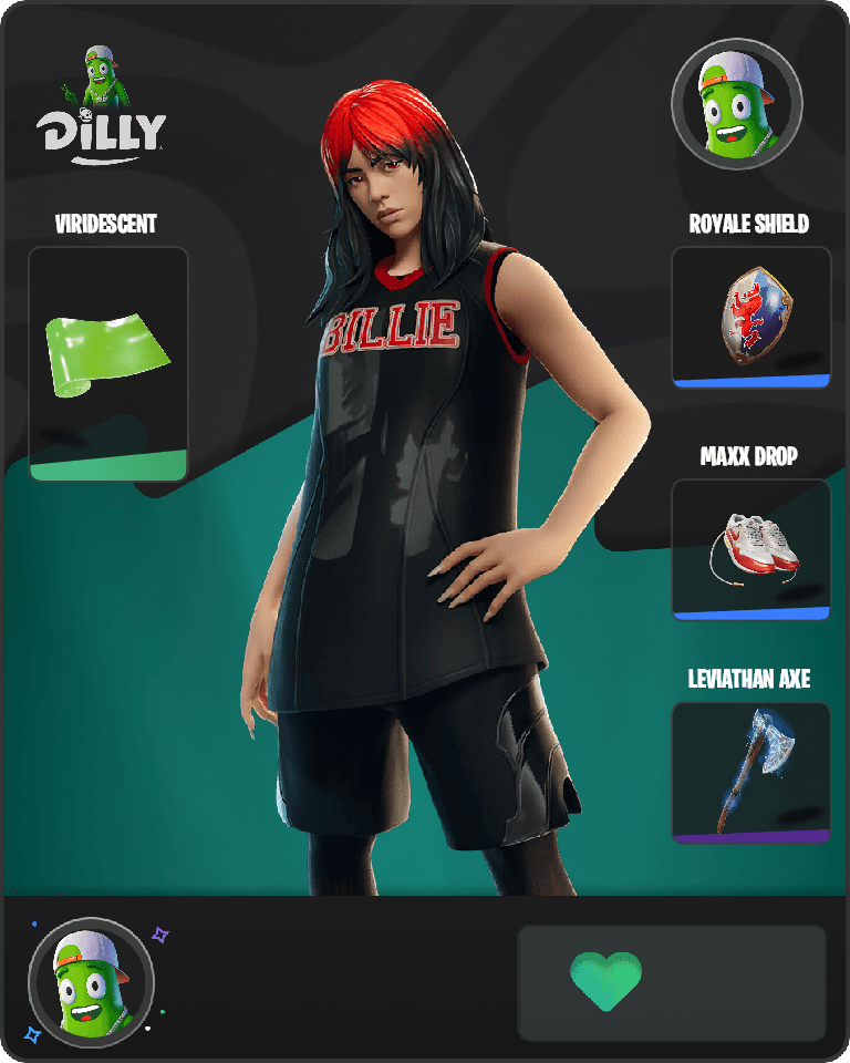 Red Roots Billie Fortnite combo