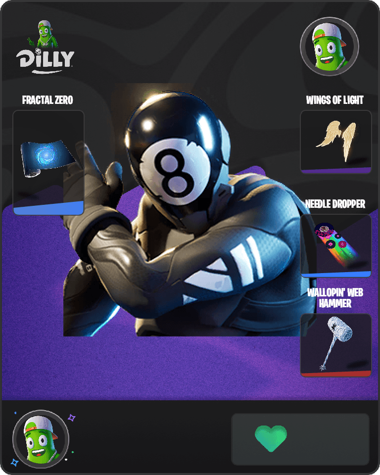 8-Ball vs Scratch Fortnite combo
