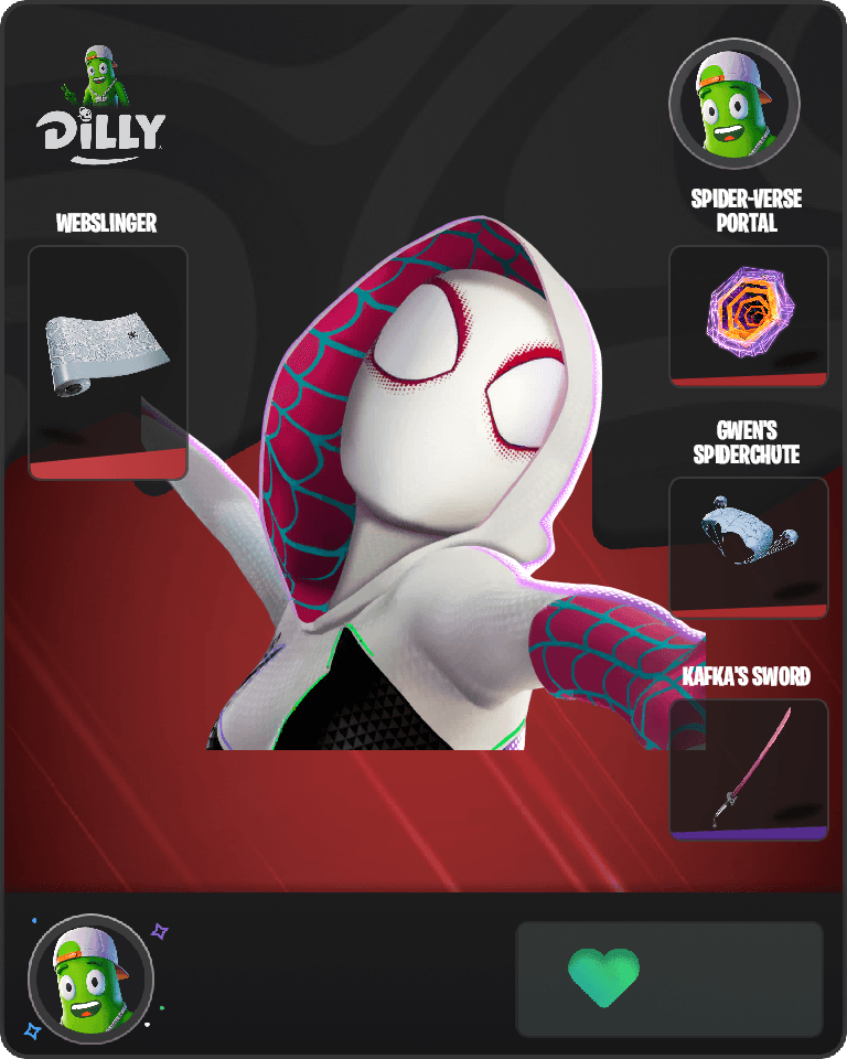 Spider-Gwen Fortnite combo