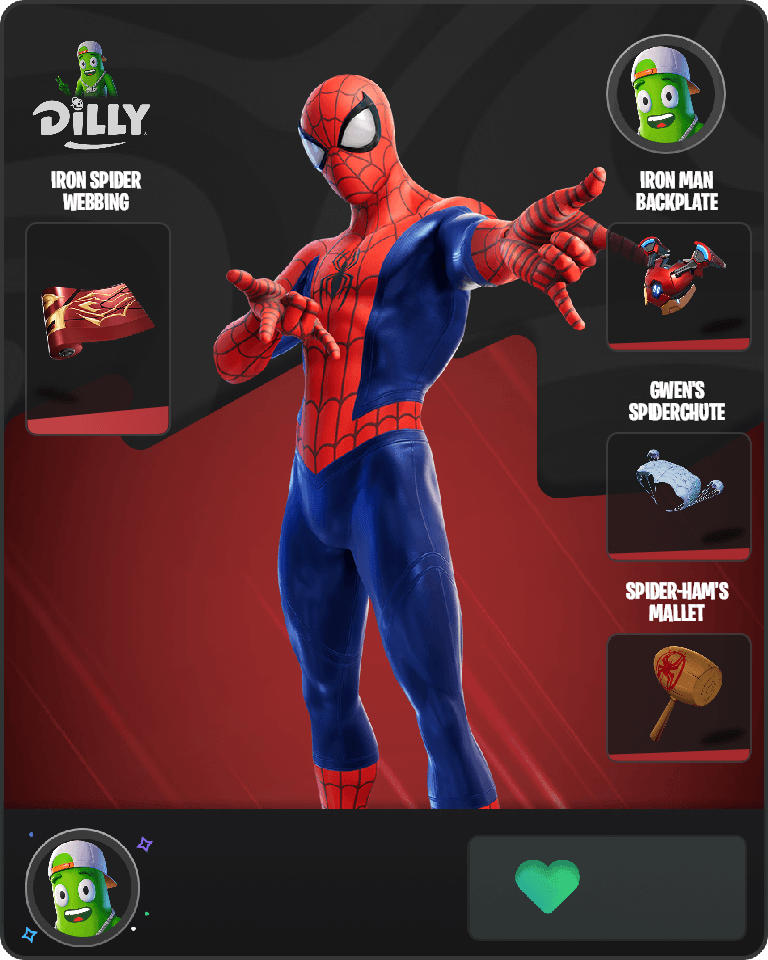 Spider-Man Fortnite combo
