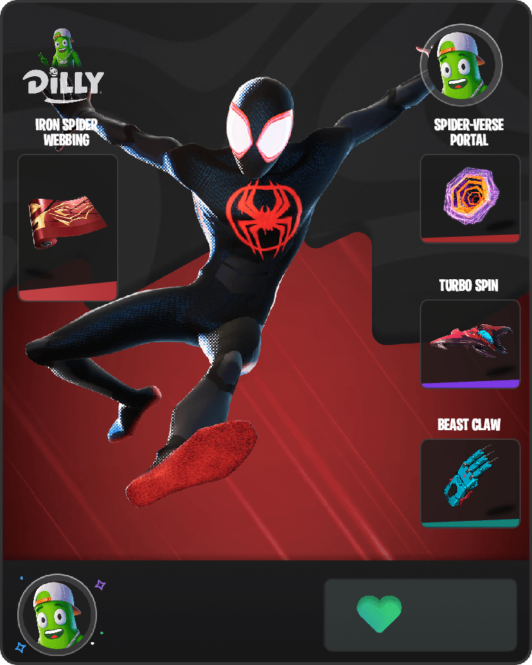 Spider-Man (Miles Morales) Fortnite combo